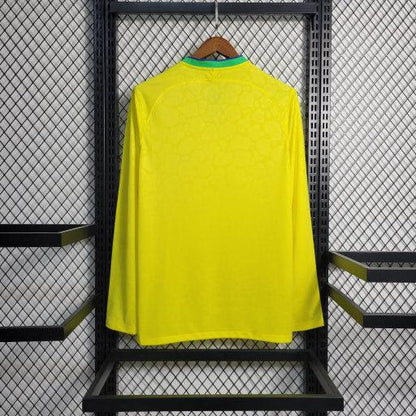 Maillot Brésil Domicile 2022/23 Coupe du Monde Manche Longue